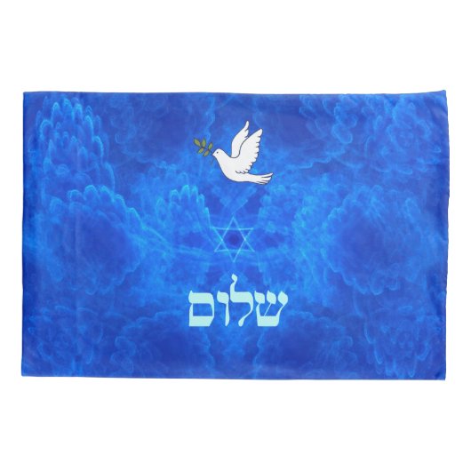 Dove - Shalom Kussensloop (Achterkant)