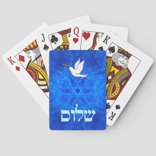 Dove - Shalom Pokerkaarten (Achterkant)