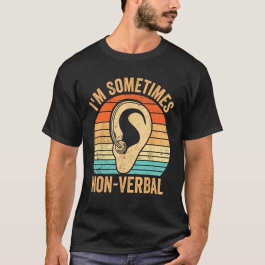 Dove Trots bewustzijn ASL Gebarentaal Soms N T-shirt (Voorkant)