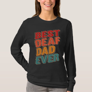 Dove Trots Doofheid Gehoorverlies Bewustzijn Doof T-shirt