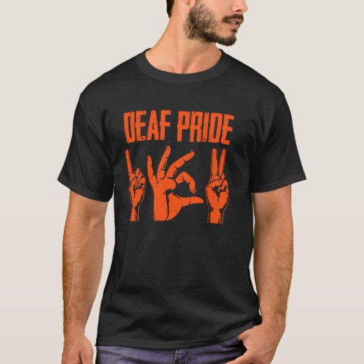 dove trots gebarentaal t-shirt (Voorkant)