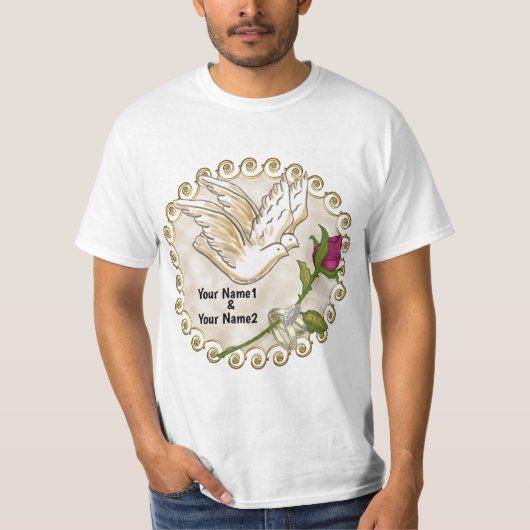 Dove Trouwringen T-shirts (Voorkant)