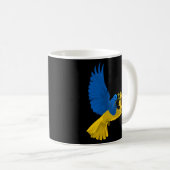 Dove Ukraine Sunflower Ukraine Pray for Ukraine Koffiemok (Voorkant rechts)