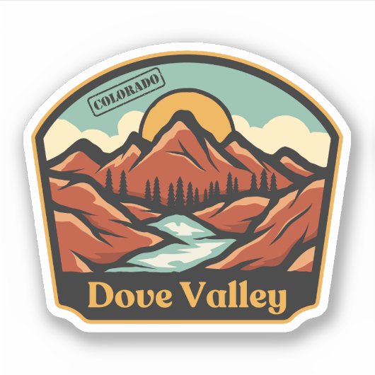 Dove Valley, Colorado Sticker (Voorkant)