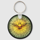 Dove van de Heilige Geest Sleutelhanger (Voorkant)