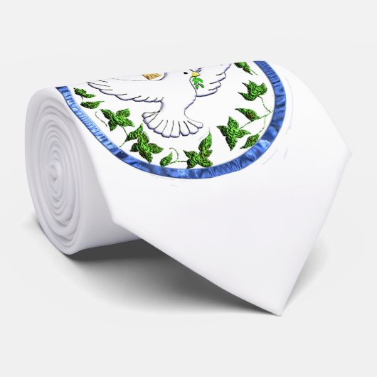 Dove van de stropdas van vredeskoopwaar (Opgerold)