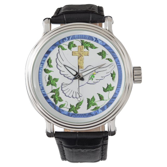 Dove van vredeskoopwaar horloge (Voorkant)