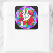 Dove Vierkante Sticker (Tas)