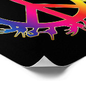 Dove Vrede Gebarentaal Hand Pratende Leraren Ook Poster (Hoek)