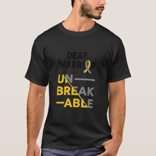 Dove Warrior Deaf Awareness T-shirt (Voorkant)