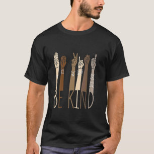 Dove Wees Gebarentaal Hand Sprekende Leraren I T-shirt
