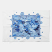 Dove With Celtic Peace Text In Blue Tones Theedoek (Horizontaal)