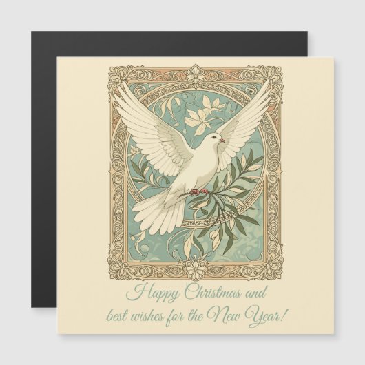 Dove With Olive Branch Christmas  (Voorkant / Achterkant)