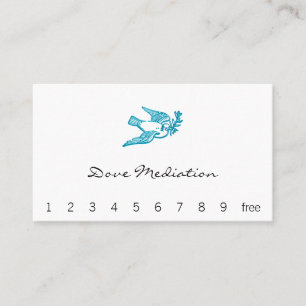 Dove with Olive Branch Visitekaartje