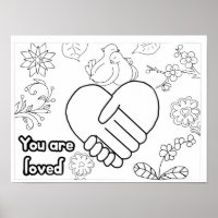 Dove you are love wellness volwassen coloring