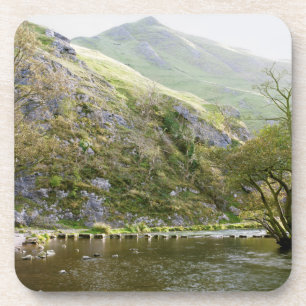 Dovedale Derbyshire, Peak District souvenir foto Bier Onderzetter