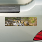 Dovedale, Derbyshire Peak District souvenir foto Bumpersticker (Op auto)