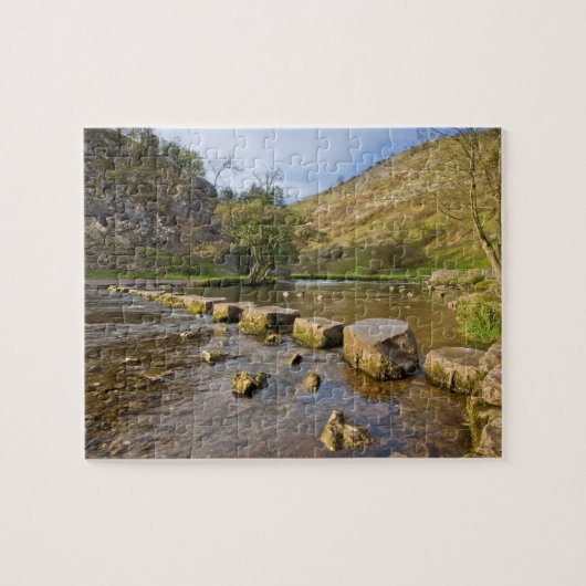 Dovedale, Derbyshire Peak District souvenir foto Legpuzzel (Horizontaal)