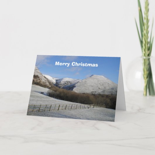 Dovedale in snow card feestdagen kaart (Voorkant)