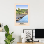 Dovedale Nationaal park Peak District Moderne reiz Poster (Thuiskantoor)