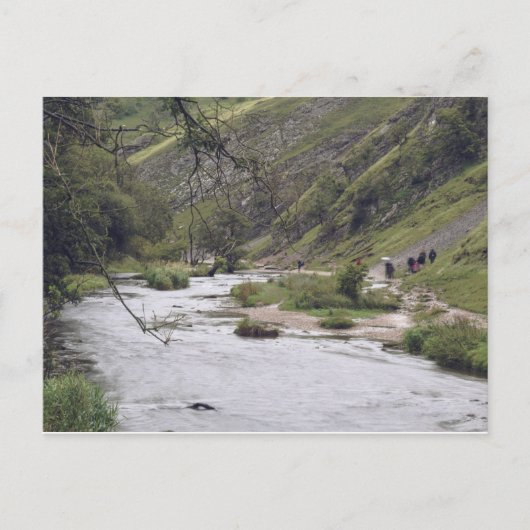 Dovedale Peak District briefkaart (Voorkant)