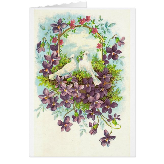 Doven en bloemen (Voorkant)