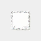 Doven en bloemen post-it® notes (Voorkant)