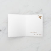 Doven en kooien - Opmerkingskaart Bedankkaart (Binnen)