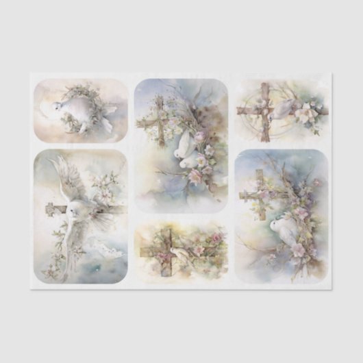 Doven en kruiderijen tissuepapier (Voorkant)