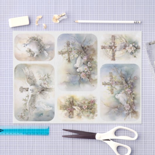 Doven en kruiderijen tissuepapier (Craft)