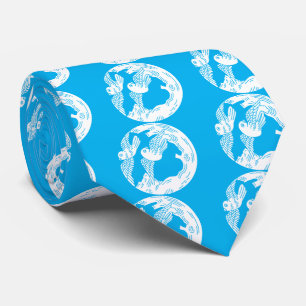 Doven en oude boom stropdas