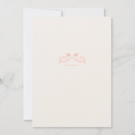 Doven en Romance Kaart (Achterkant)