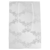 Doven en weduwen op witte vlek medium cadeauzakje (Achterkant)