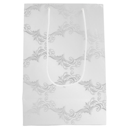 Doven en weduwen op witte vlek medium cadeauzakje (Achterkant)