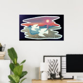 Doven in vlucht poster (Thuiskantoor)