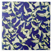 Doven in vlucht tegeltje (Voorkant)