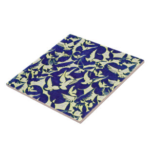 Doven in vlucht tegeltje