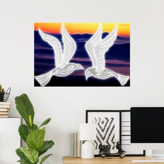 Doven Poster (Thuiskantoor)