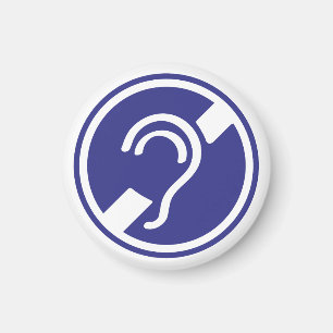 Doven, slechthorend, doofheid, egel-onderscheiding magneet