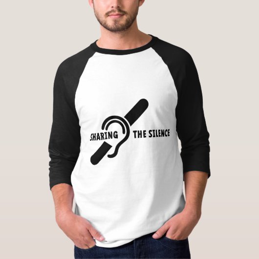 Doven, slechthorend, doofheid, gebaren taal t-shirt (Voorkant)