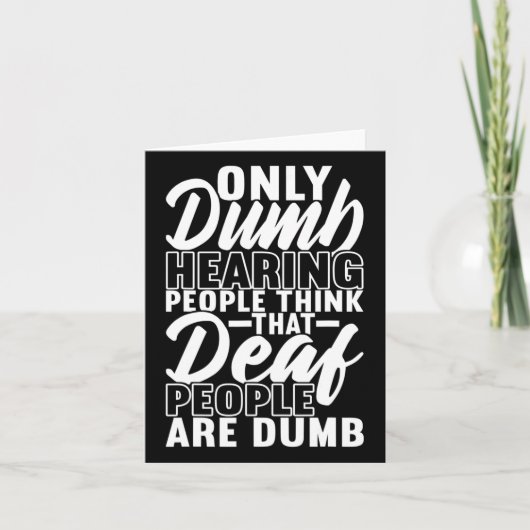 dovenbewustzijn in amerikaanse gebarentaal 19 kaart (Voorkant)