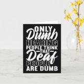 dovenbewustzijn in amerikaanse gebarentaal 19 kaart (Gele Bloem)