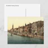 Dovenfleeth, Hamburg, Duitsland Briefkaart (Voorkant / Achterkant)
