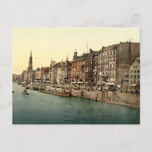 Dovenfleeth, Hamburg, Duitsland Briefkaart (Voorkant)