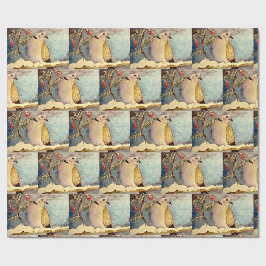 dovenpapier cadeaupapier (Vlak)