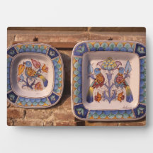 Doveppatroon op traditioneel poster