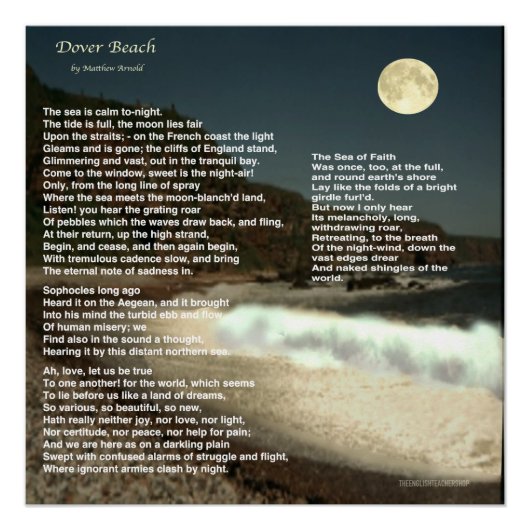 Dover Beach Poster (Voorkant)