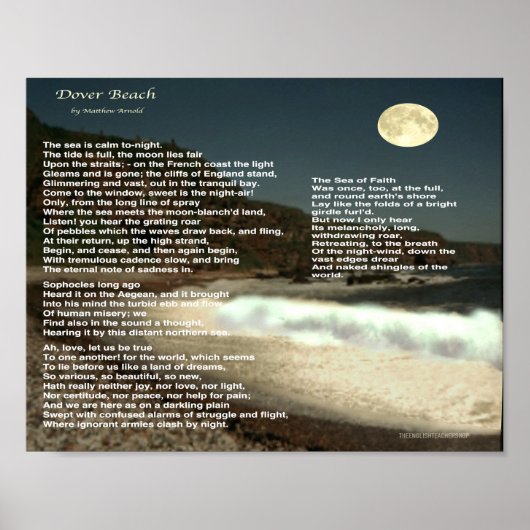 Dover Beach Poster (Voorkant)