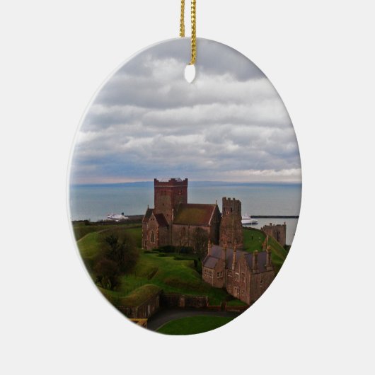 Dover Castle Keramisch Ornament (Rechts)