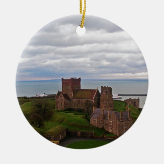 Dover Castle Keramisch Ornament (Voorkant)